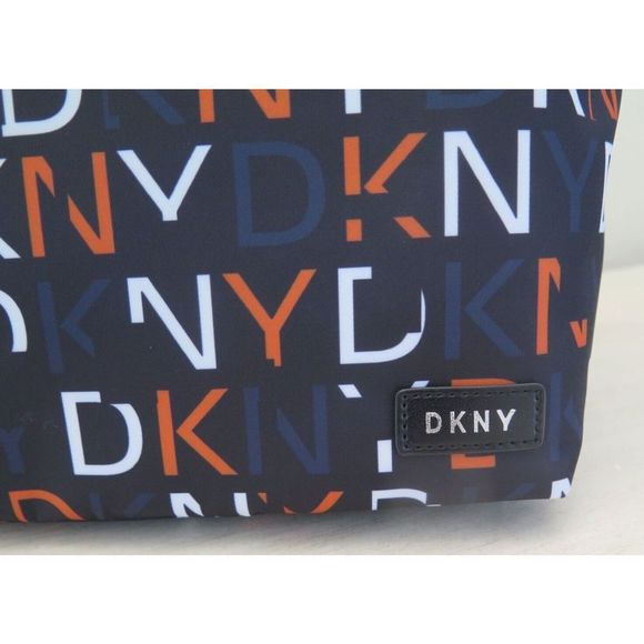 DKNY R21ADR89 LG Multicolor Signature Logo Allover Print Pam Shopper Tote $168 - Picture 4 of 13